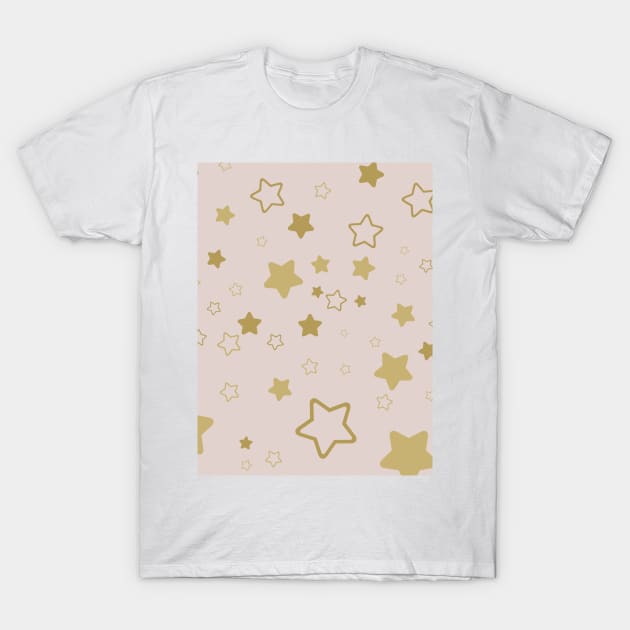 champagne stars T-Shirt by SturgesC